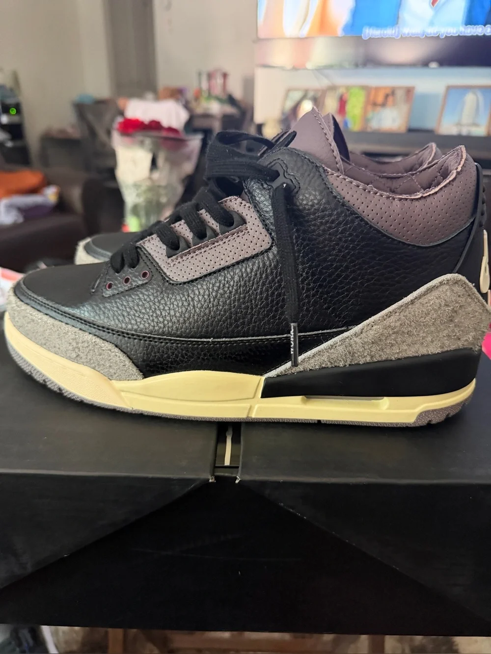 Nike Air Jordan 3 A Ma Maniere Black Violet Ore Size 11